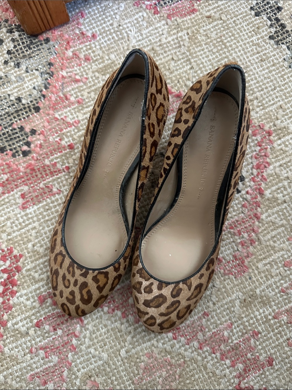 Banana Republic Leopard-Print Pumps in Brown and Tan